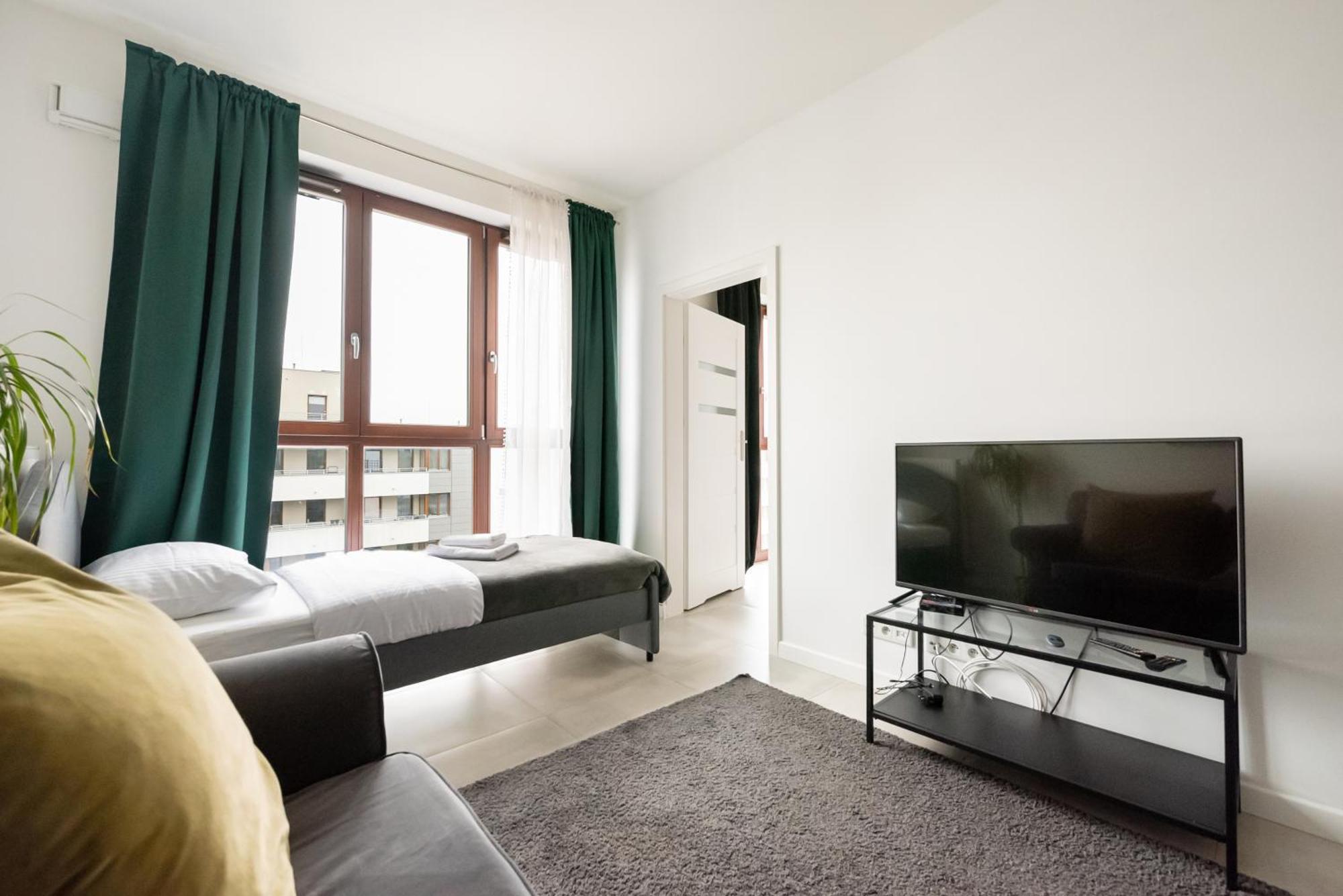 Business Mokotow Park 111 Apartment ワルシャワ エクステリア 写真